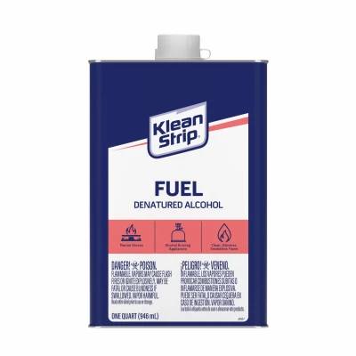 Denatured Alcohol Fuel, Clean Burning, Qt.