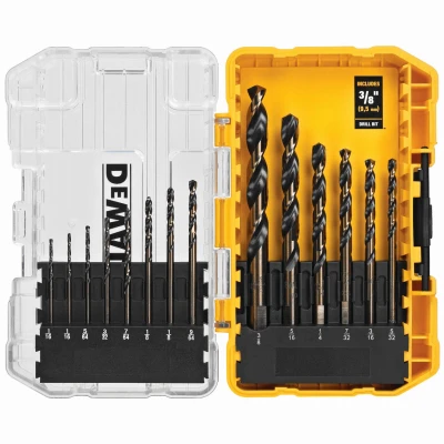 14-Pc. Black Oxide Drill Bit Set