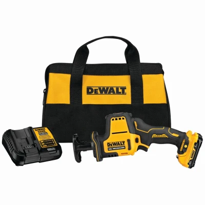 12-Volt MAX Compact Cordless Reciprocating Saw Kit, Brushless Motor, 0-2,800 SPM, Battery