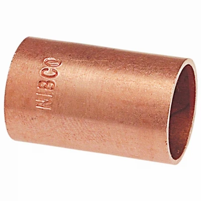 Copper Pipe Coupling Without Stop, 3/4 In. CxC