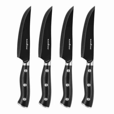 4 Piece Steak Knife Set For Barbecue Grilling And Outdoor Dining