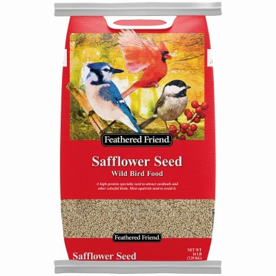 Safflower Seed Wild Bird Food, 16 Lb. Bag