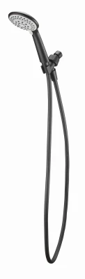 5-spray Handheld Shower Head, 1.8 Gpm, Matte Black Finish With Hose