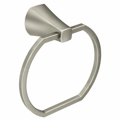 Lindor Towel Ring, Spot-Resistant Brushed Nickel