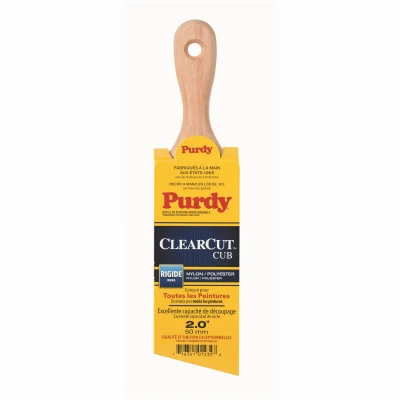 Clearcut Cub Cut-In Paint Brush, Short Handle, 2 In.