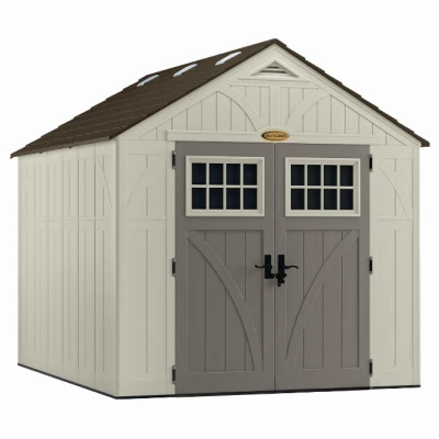Tremont Storage Shed, Reinforced Floor, All-Weather Resin Construction, 8 x 10 Ft.