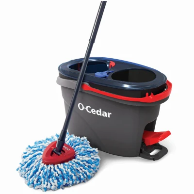 Rinse Clean Mop Kit with Bucket, Mop & Microfiber Head