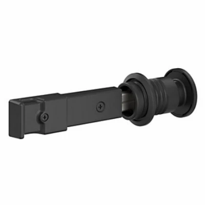 Barn Door Lock for Interior Sliding Barn Door, Matte Black