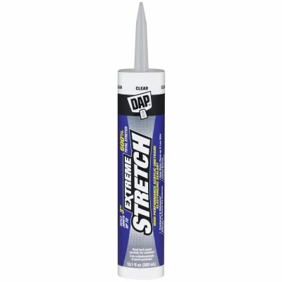 Extreme Stretch Premium Urethanized Sealant, Clear, 10.1-oz.