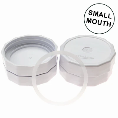 Canning Jar Plastic Lids, Regular Mouth, 4-Pk.