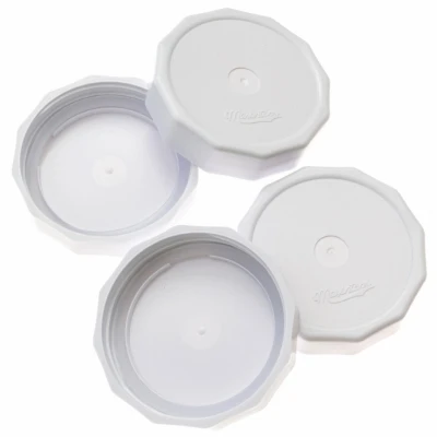 Canning Jar Plastic Lids, Regular Mouth, 4-Pk.