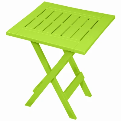 Resin Folding Table In Tender Shoots Green - Model 14216-6pdq
