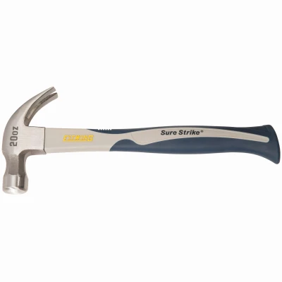 SureStrike 20-oz. Curved Claw Hammer, Ergonomic Carbon Fiber Handle