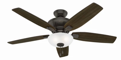 Kenbridge Ceiling Fan, LED Light, New Bronze, 52-In.