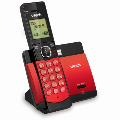 Cs5119-16 Dect 6.0 Expandable Cordless Phone With Caller Id And Speakerphone - Red