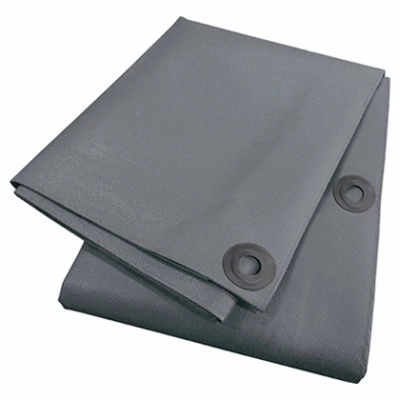 Extreme Duty Xpo Tarp Cover, Gray Polypropylene, 12' X 16'