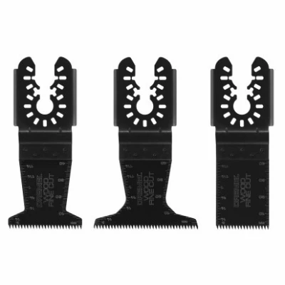 3-Pc. Dual Interface Universal Oscillating Wood Blade Kit, Fine Cut