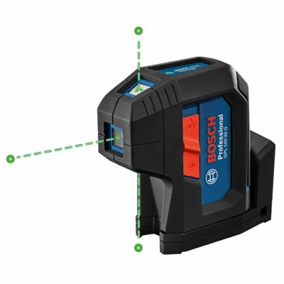 3-Point Self-Leveling Alignment Laser, Green Beam