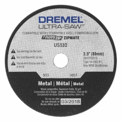 Ultra Saw Metal Cutting Wheel, 3-1/2-In.