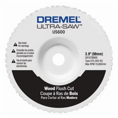 Ultra Saw Wood Flush Tile Cutting Wheel, 3.9-In.