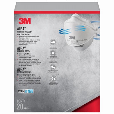 Aura N95 Particulate Respirator Mask, N95, 20-Pk.