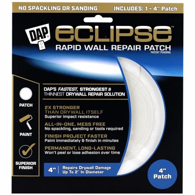 Eclipse Rapid Wall Repair Patch, 4-In.