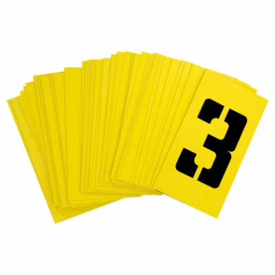 Stencil Set, 3-In. Letters & Numbers