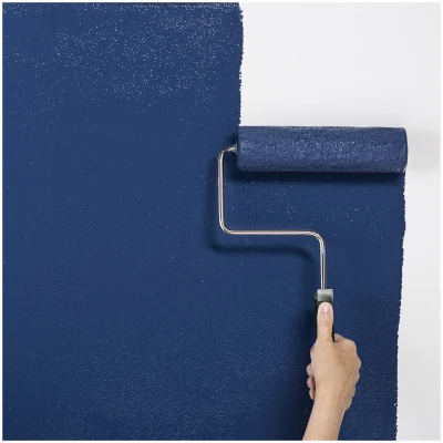 Sure Color Interior Wall Paint and Primer Eggshell Finish Smoked Navy 1 Gallon