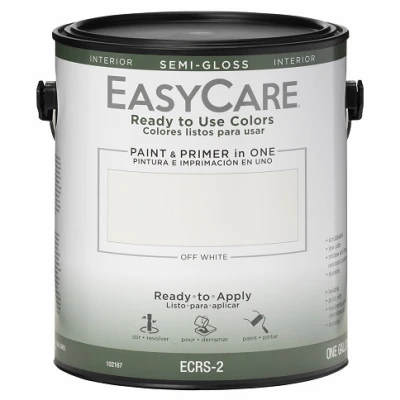 Ready to Use Colors Interior Semi-Gloss Acrylic Latex Paint, Off White, 1 Gallon