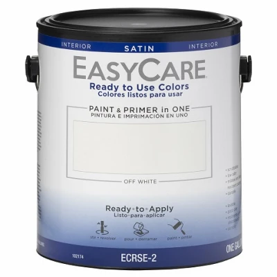 Ready to Use Colors Interior Satin Acrylic Latex Paint, Off White, Gallon