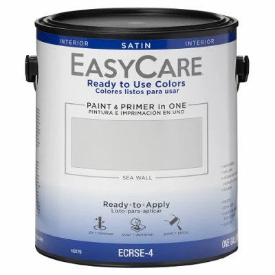 Ready to Use Colors Interior Satin Acrylic Latex Paint, Sea Wall, Gallon