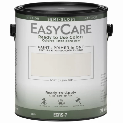 Ready To Use Colors Paint & Primer, Soft Cashmere, Gallon, Interior Semi-gloss