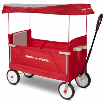 3-In-1 EZ Fold Wagon with Canopy