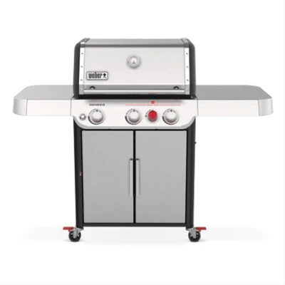Genesis S-325s 3-Burner LP Gas Grill, 39,000 BTUs + Sear Burner, Stainless Steel