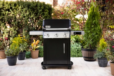 Weber Spirit EX-315 Smart Technology Three-Burner Natural Gas Grill with 32,000 BTUs in Black