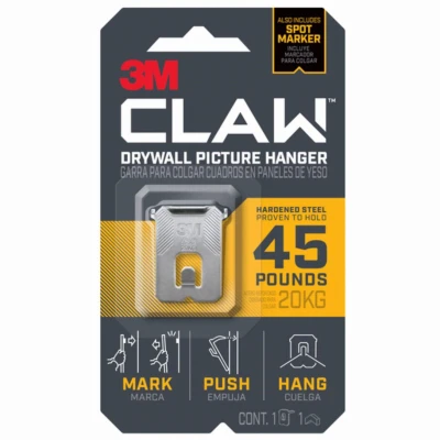 CLAW Drywall Picture Hanger & Marker, Holds 45-Lbs.