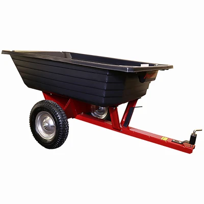 Poly Dump Cart, 10 Cu. Ft. Capacity, 650-lb. Load, Model Lcp1000m