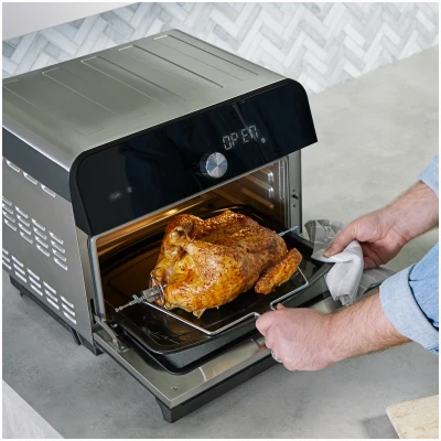 Omni Plus 18 Liter Air Fryer and Toaster Oven Combination Appliance