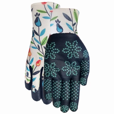 Max Grip Women's Gardening Gloves, Print