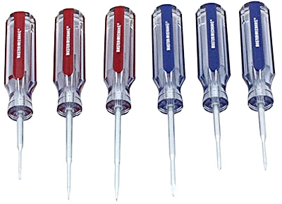 MASTER MECHANIC Precision Slotted & Phillips Screwdrivers, 6-Pc. Set