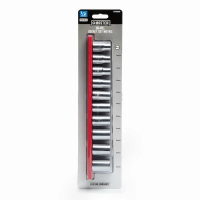 10-Pc. Metric Socket Set, 1/2 In. Drive