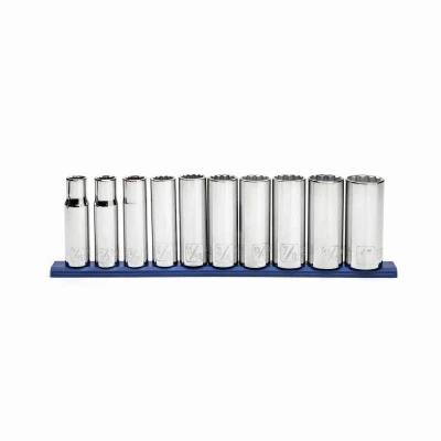 8-pc. Sae Deep Socket Set, 1/2-in. Drive, 6pt Sockets