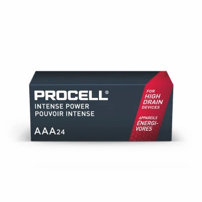 Procell Professional Intense Power AAA Alkaline Battery, 24 Pk