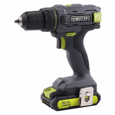 20-Volt Compact Cordless Drill Kit, 3/8-In., Battery