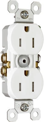 Pass & Seymour 15A White Tamper-Resistant Receptacle