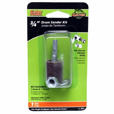 Drum Sander Kit, 3/4 x 1 In.