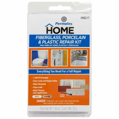 Home Fiberglass, Porcelain & Plastic Repair Kit