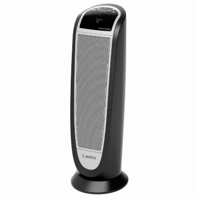 Ceramic Tower Heater, Digital & Remote Control, 3 Settings, 22 In.