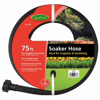 Rubber Soaker Hose, 75 Ft.