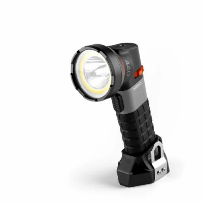 Luxtreme SL25R Rechargeable COB Spot/Flood Flashlight, 1/4 Mile Range, 500 Lumens